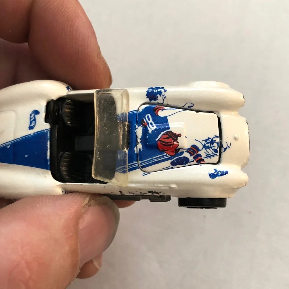 Shelby Cobra with soccer graphics for 1982 Hot Wheels